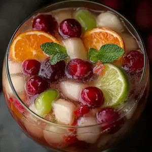 Festive White Christmas Sangria