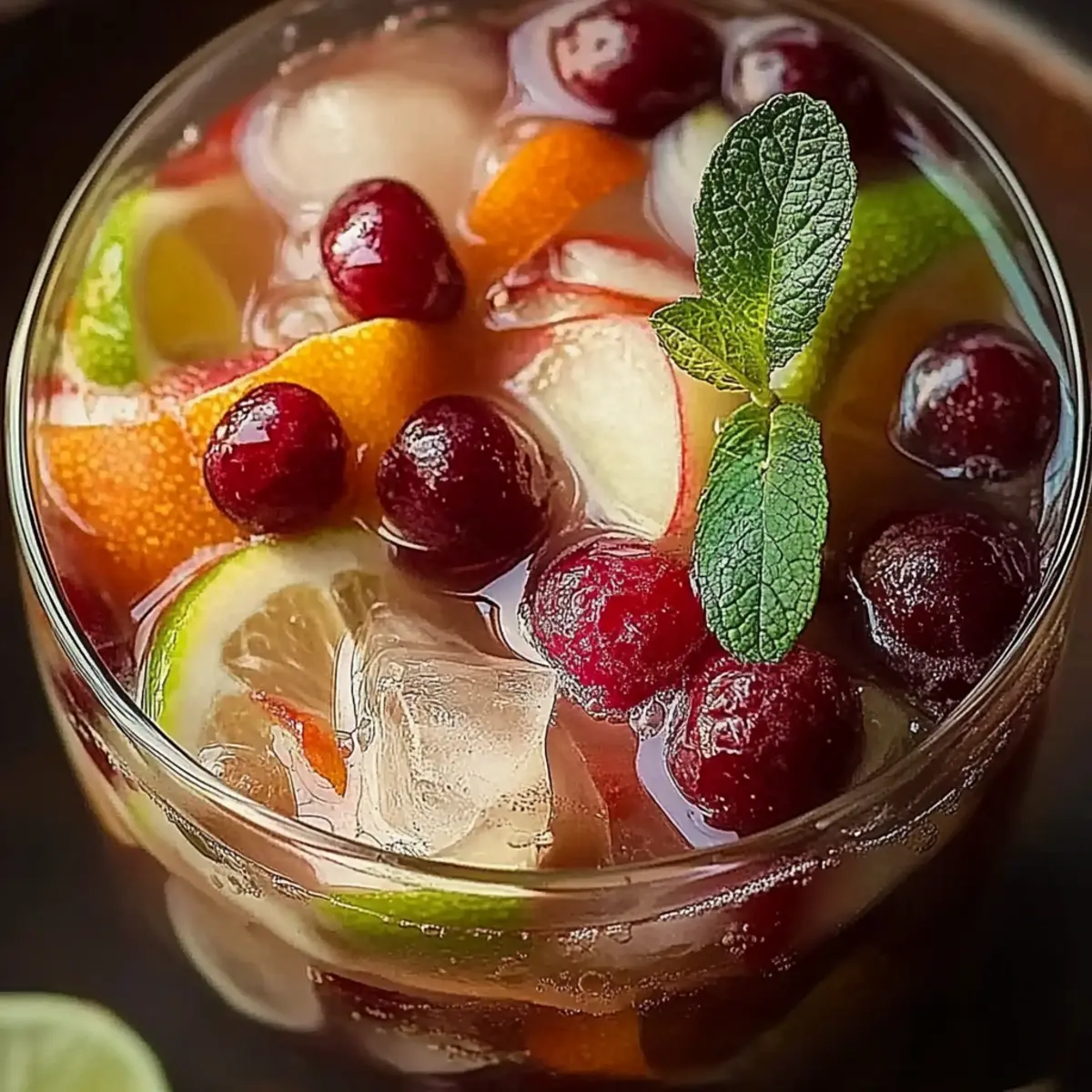 Festive White Christmas Sangria