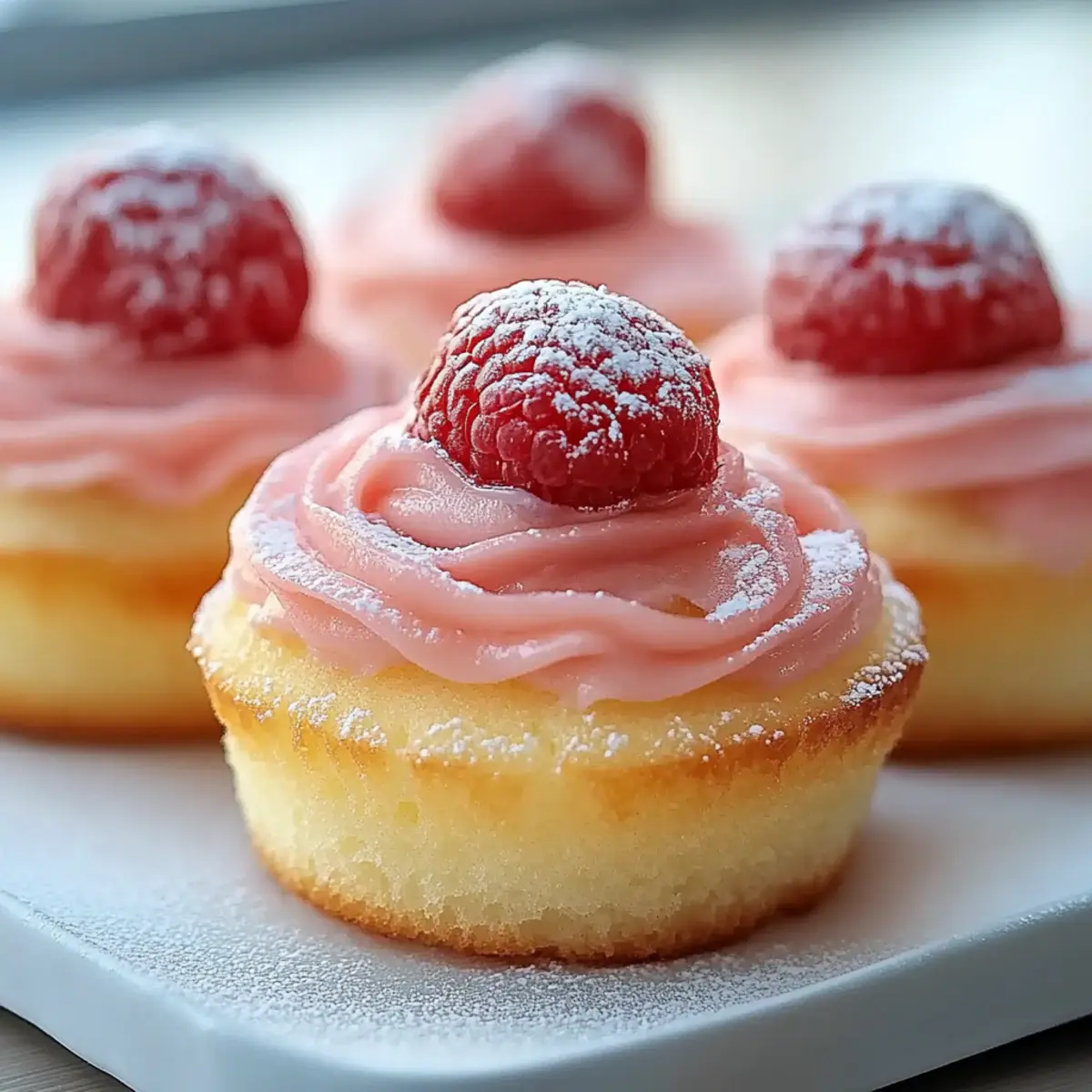 Fluffy Japanese Cotton Cheesecake Cupcakes