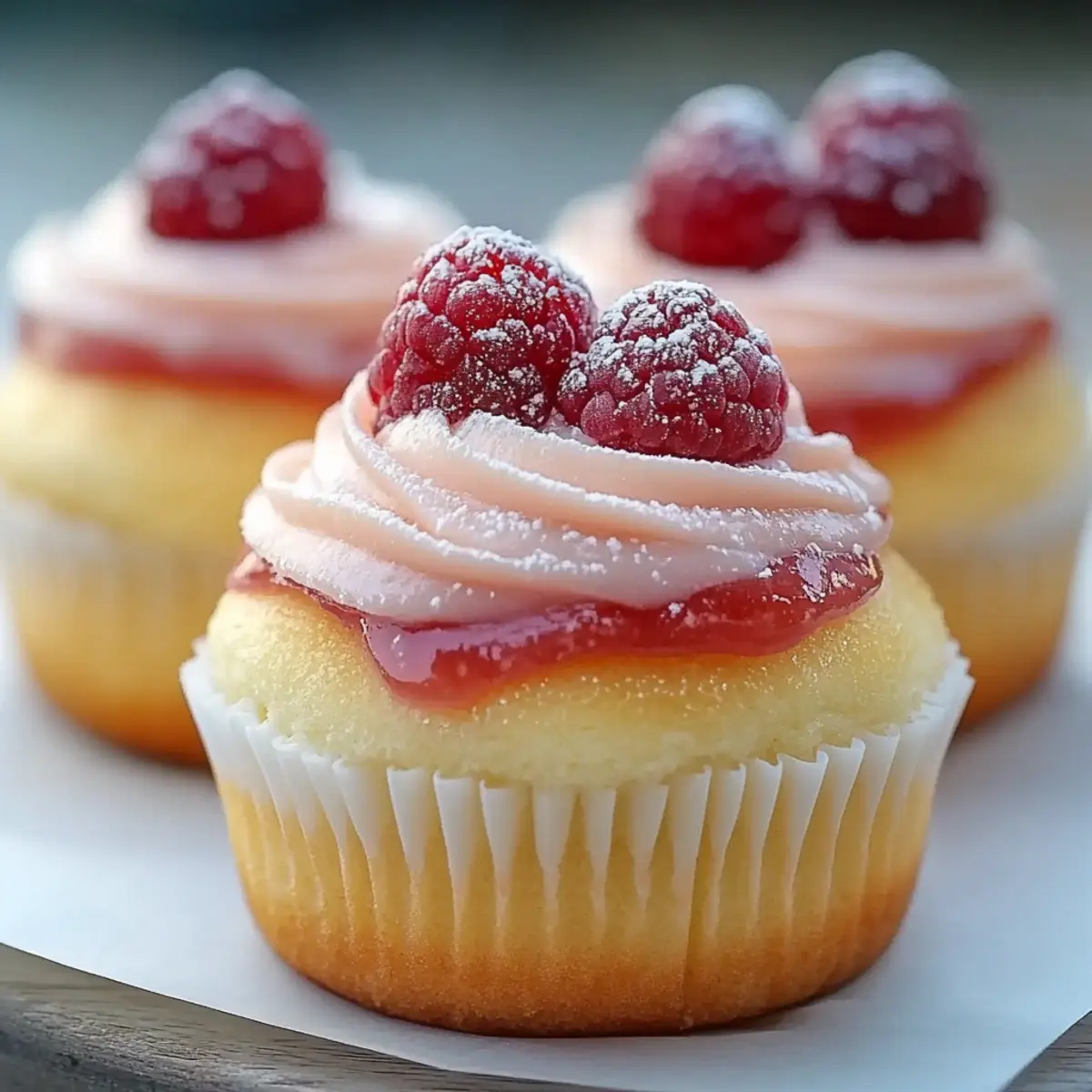 Fluffy Japanese Cotton Cheesecake Cupcakes
