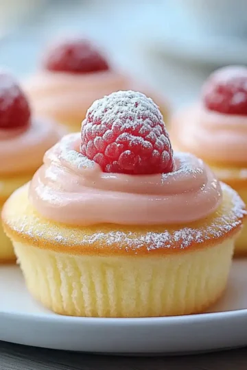 Fluffy Japanese Cotton Cheesecake Cupcakes