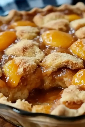 Fresh Southern Peach Cobbler