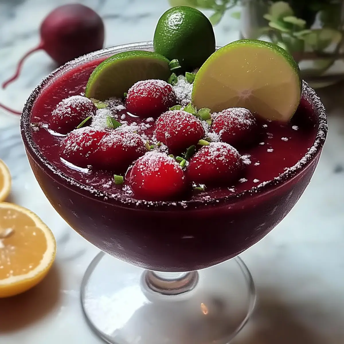 Frozen Cherry Lime Margarita