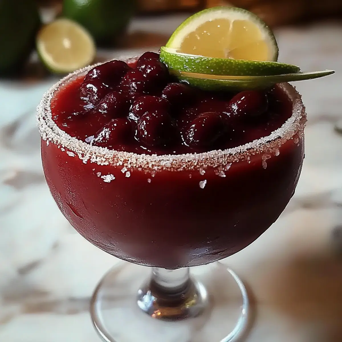 Frozen Cherry Lime Margarita