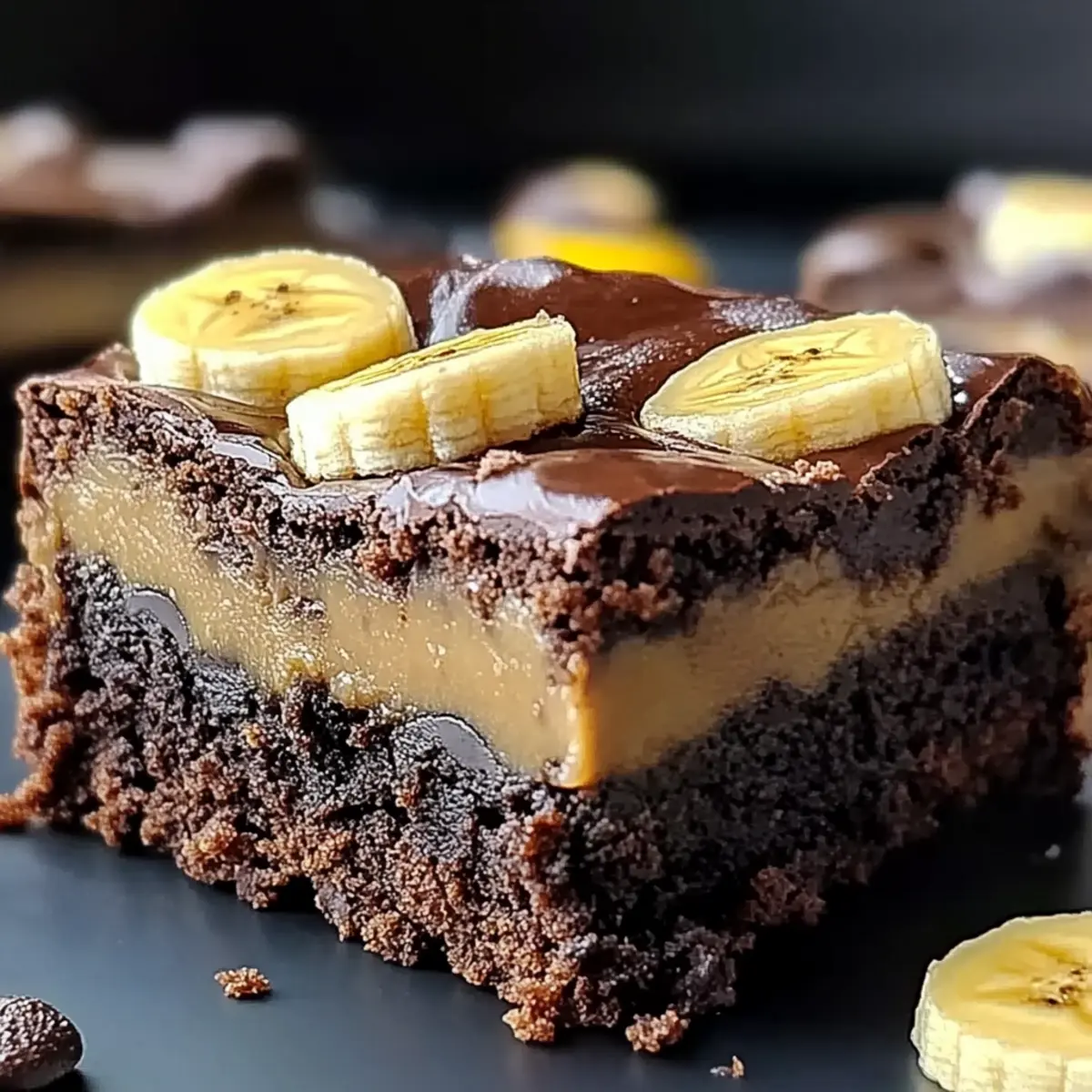 Fudgy Banana Bread Brownies