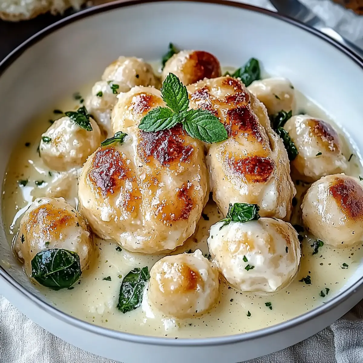 Garlic Chicken Gnocchi Skillet