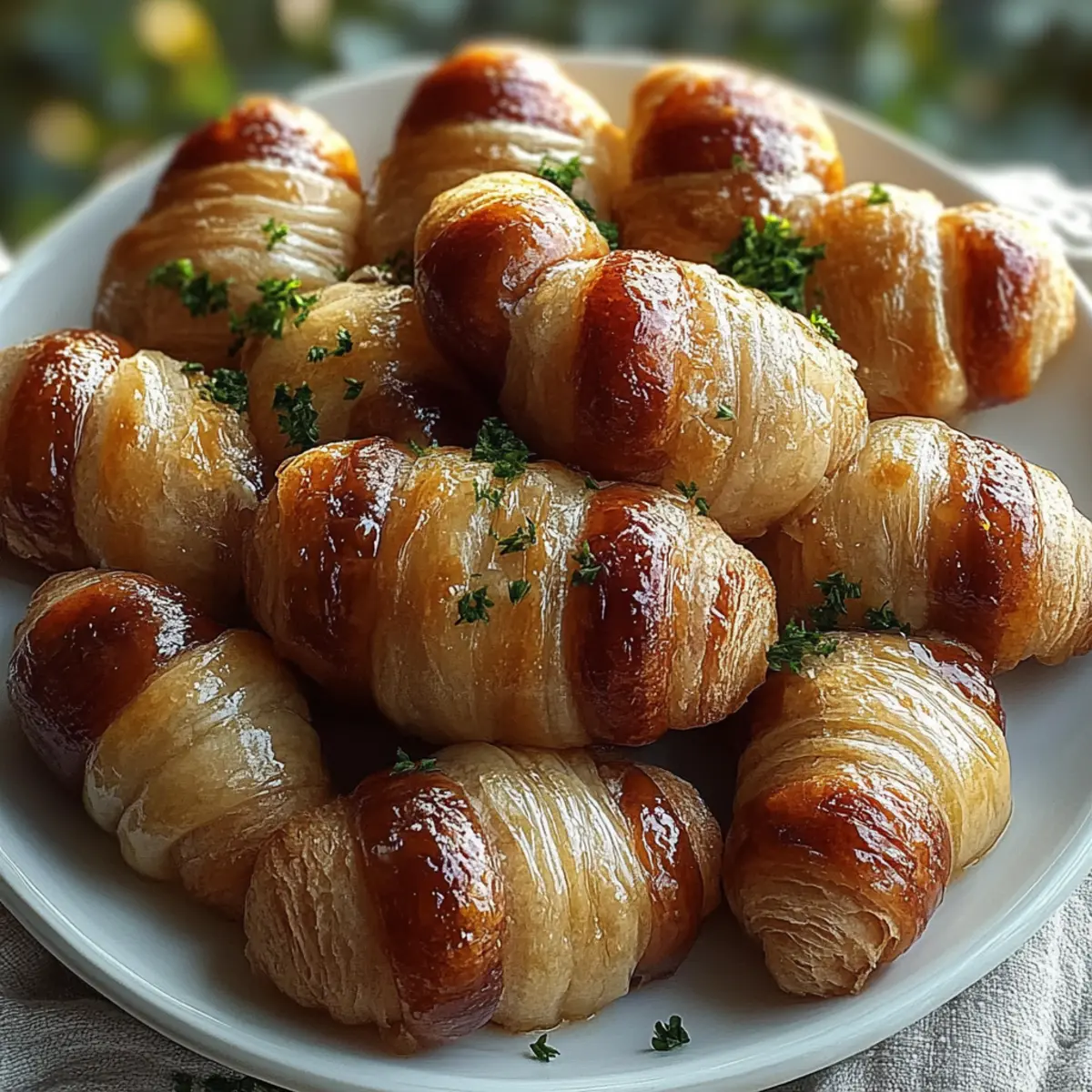 Glazed Pigs In a Blanket