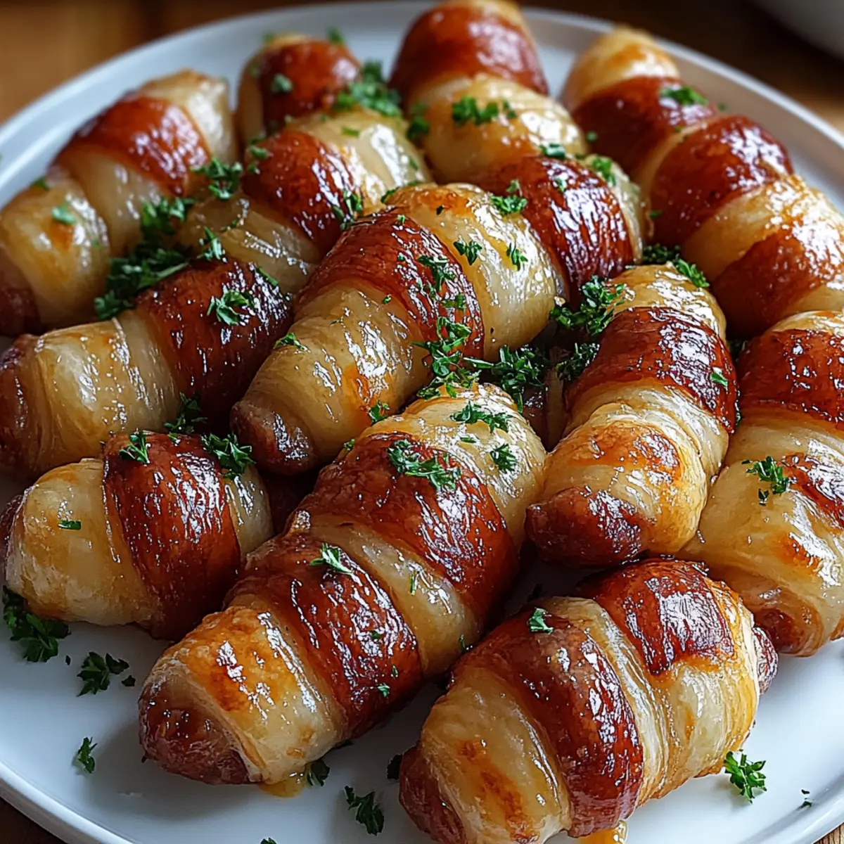 Glazed Pigs In a Blanket