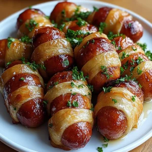 Glazed Pigs In a Blanket