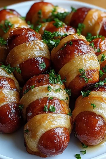 Glazed Pigs In a Blanket