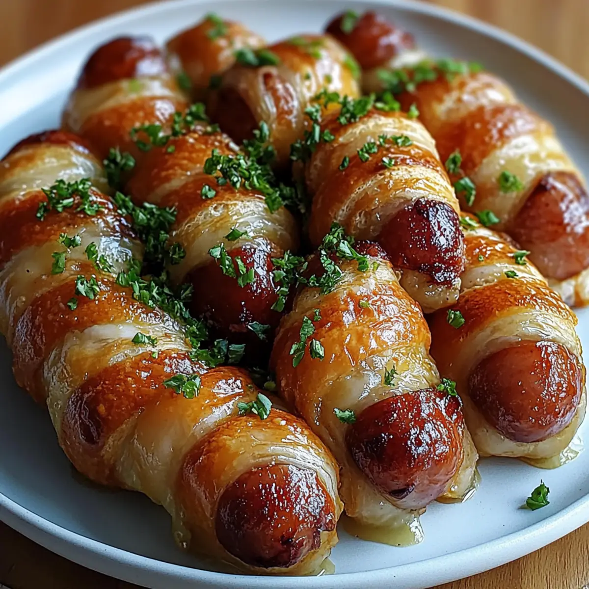 Glazed Pigs In a Blanket