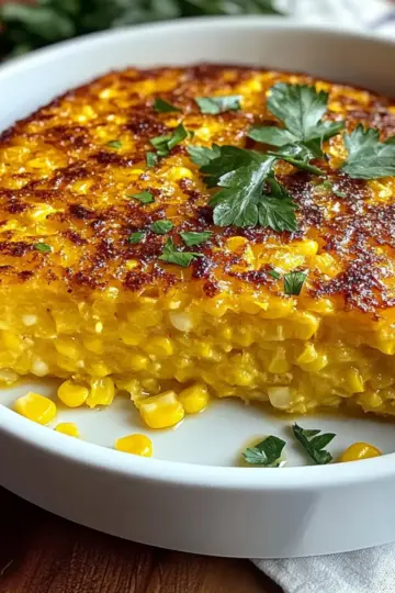 Golden Honey-Glazed Corn Casserole