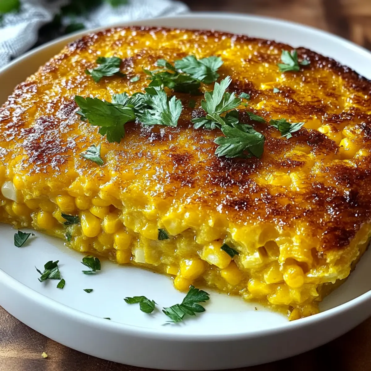 Golden Honey-Glazed Corn Casserole