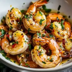 Hawaiian Garlic Shrimp