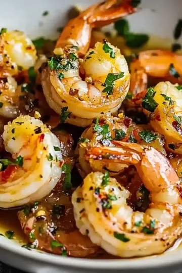 Hawaiian Garlic Shrimp