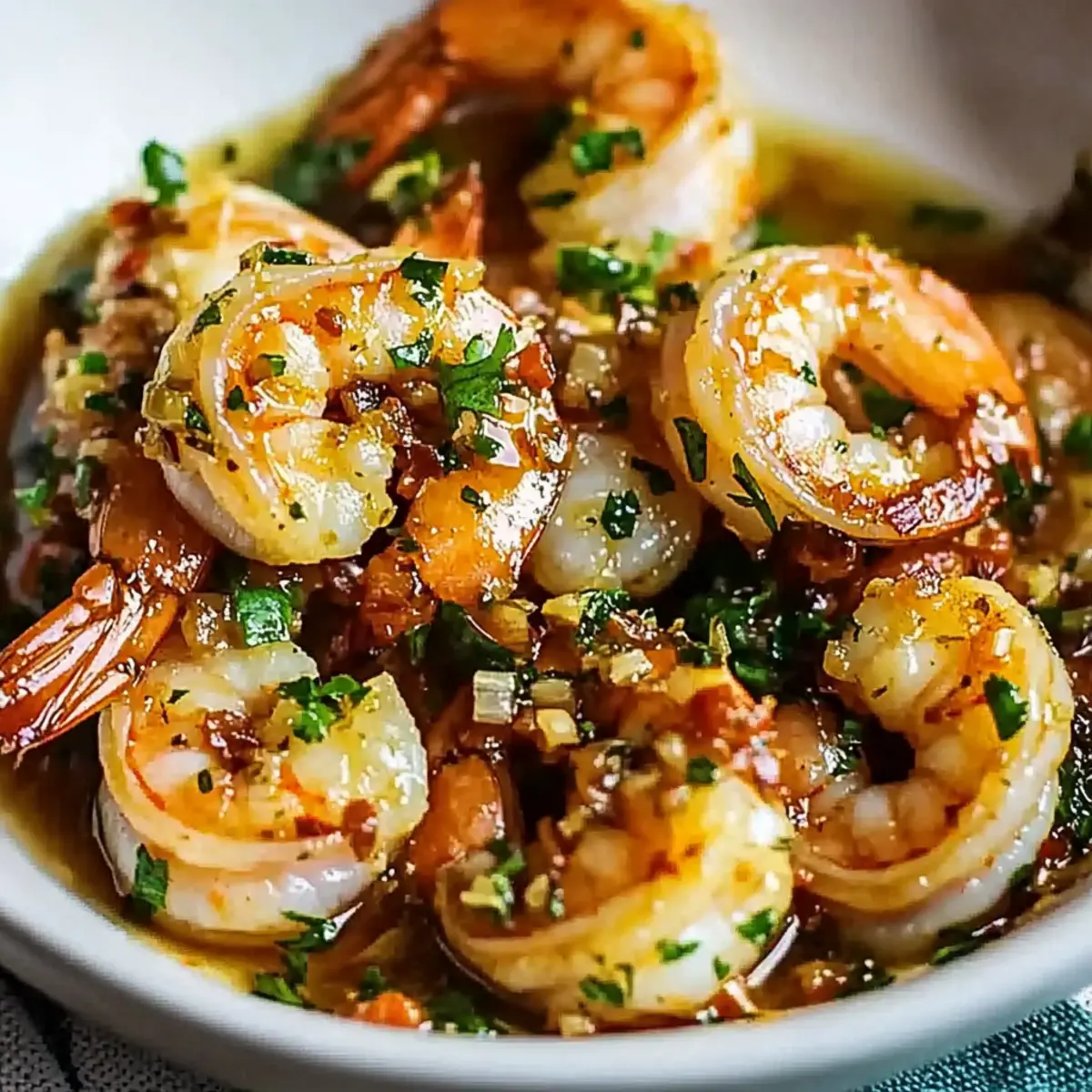Hawaiian Garlic Shrimp