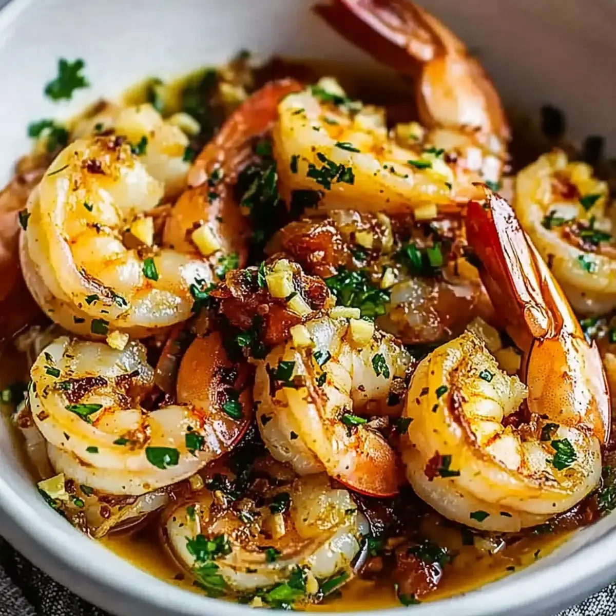 Hawaiian Garlic Shrimp