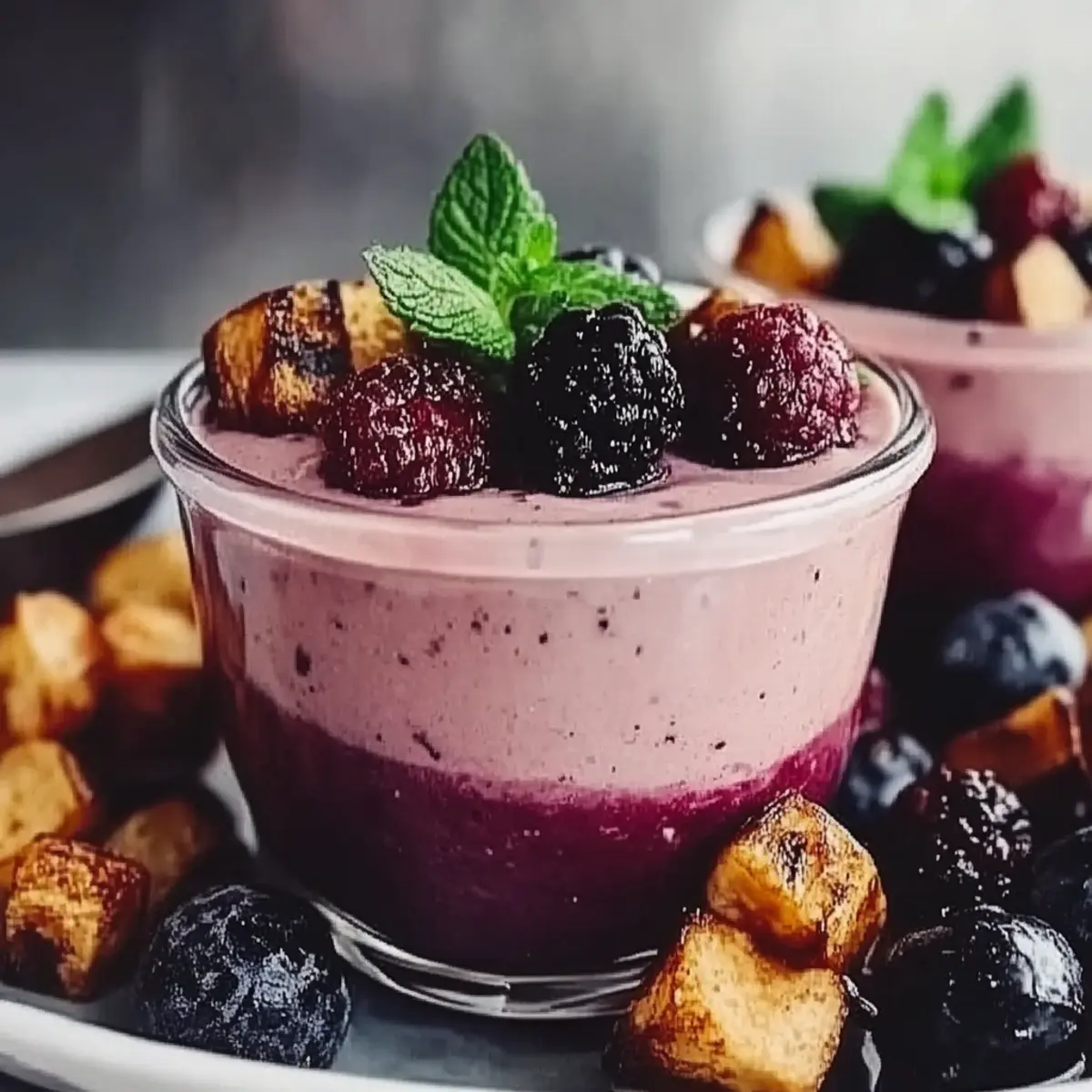 High Protein Berries Smoothie
