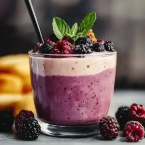 High Protein Berries Smoothie