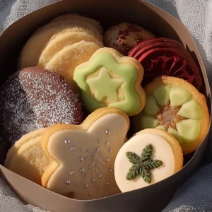 Holiday Butter Cookie Box