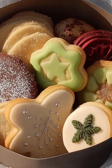 Holiday Butter Cookie Box