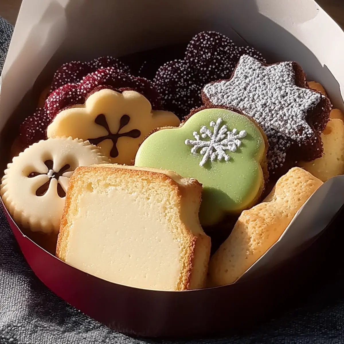 Holiday Butter Cookie Box