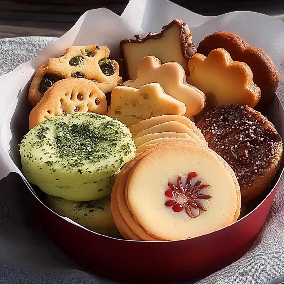 Holiday Butter Cookie Box