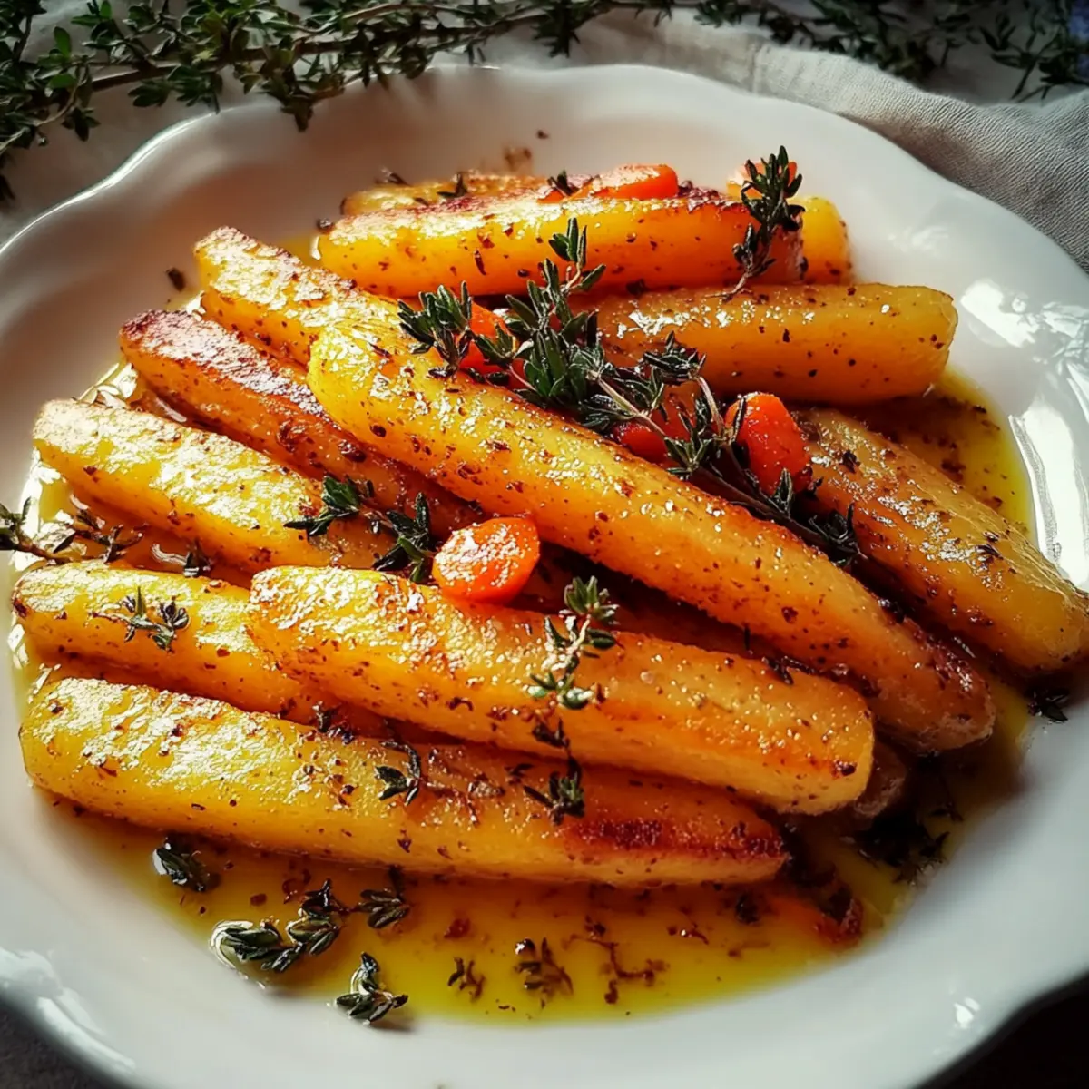 Honey Roasted Carrots with Thyme