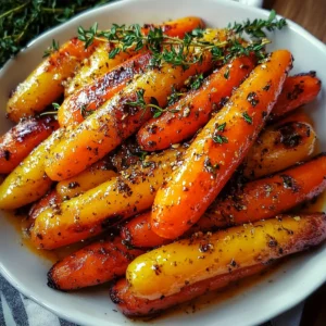 Honey Roasted Carrots with Thyme