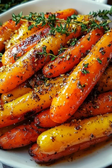 Honey Roasted Carrots with Thyme