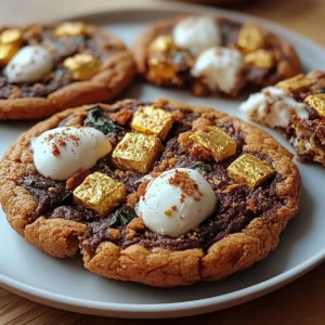 Hot Chocolate Cookies with Mini Marshmallows