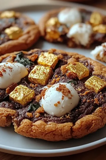 Hot Chocolate Cookies with Mini Marshmallows
