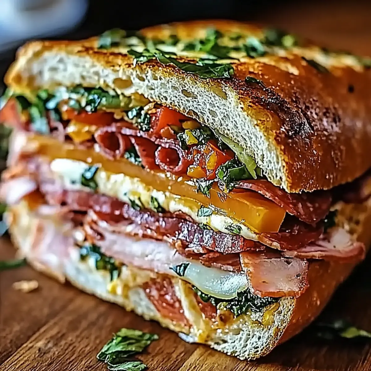 Italian Muffuletta Sandwich