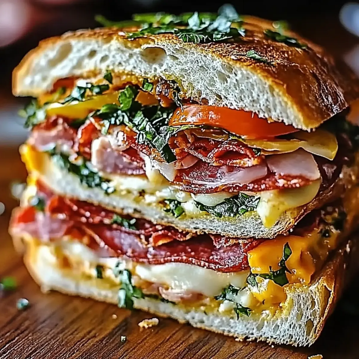 Italian Muffuletta Sandwich