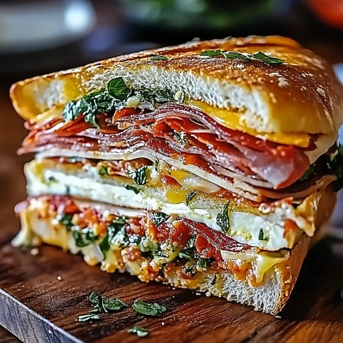 Italian Muffuletta Sandwich