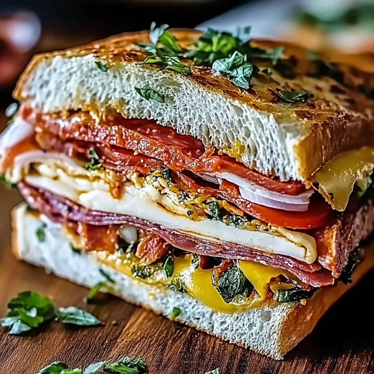 Italian Muffuletta Sandwich