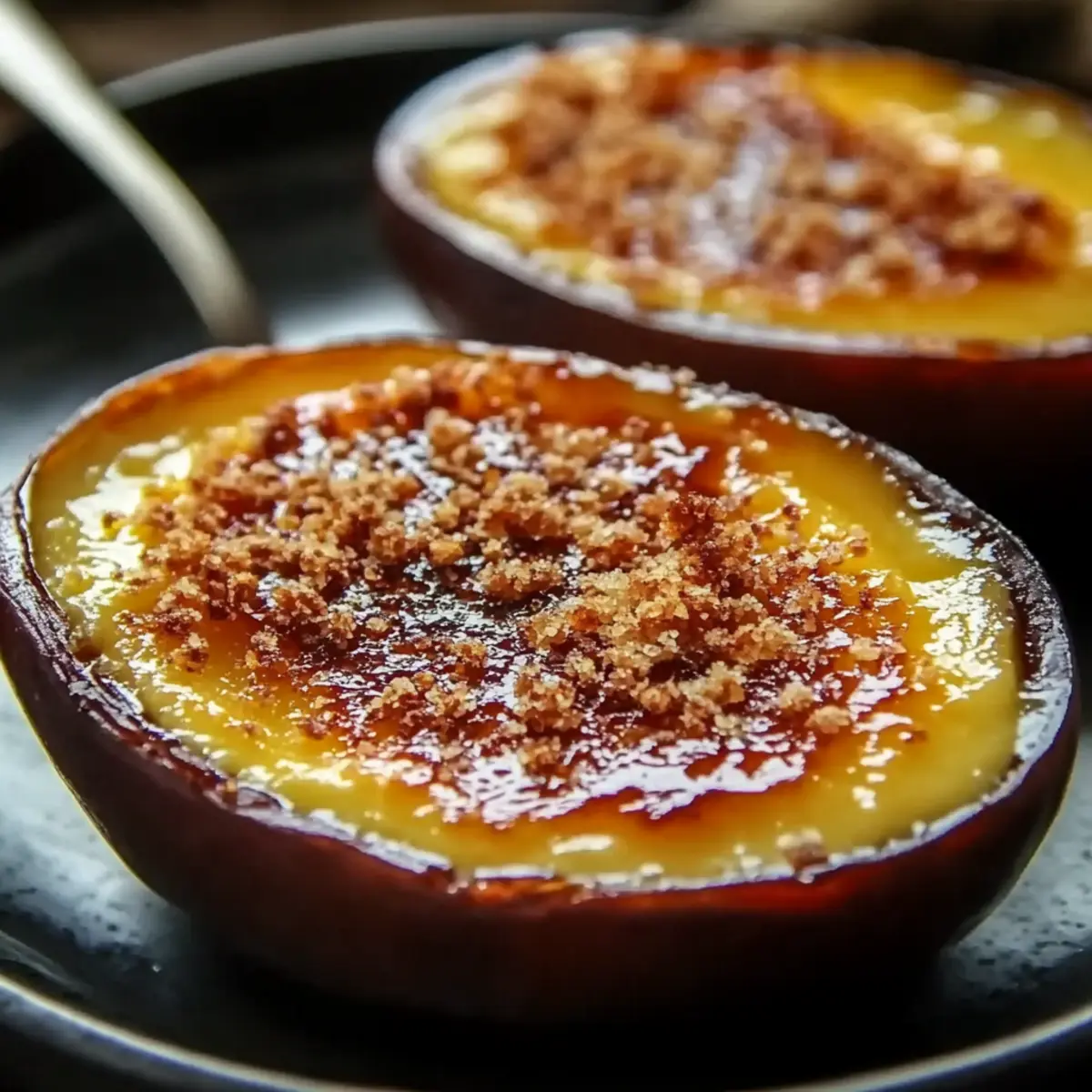 Japanese Sweet Potato Crème Brûlée