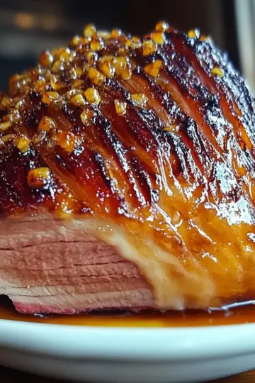 Maple Bourbon Glazed Ham