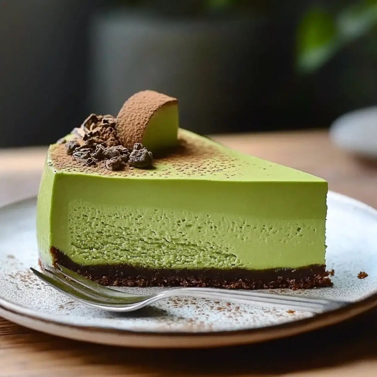 Matcha Japanese Cheesecake