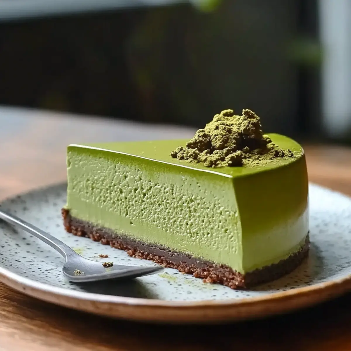 Matcha Japanese Cheesecake