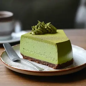 Matcha Japanese Cheesecake