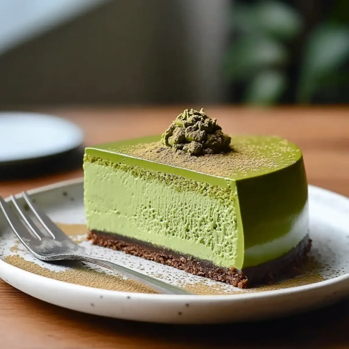 Matcha Japanese Cheesecake