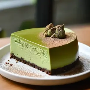 Matcha Japanese Cheesecake