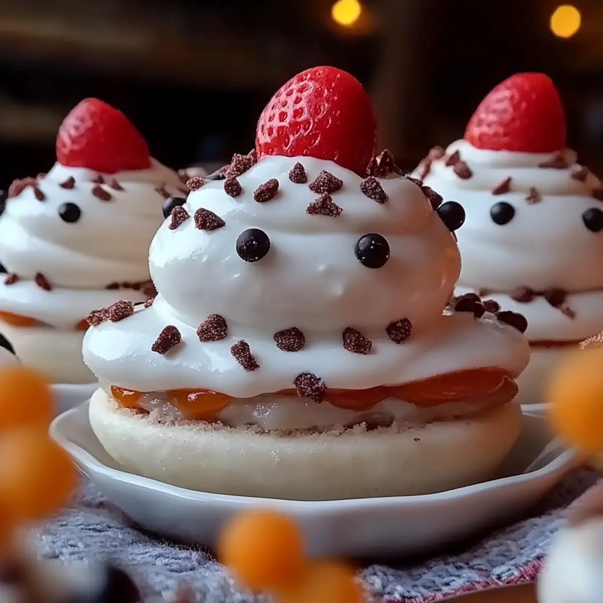 Meringue Snowmen Cookies