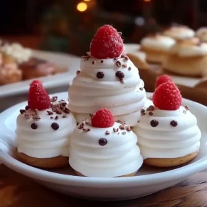 Meringue Snowmen Cookies