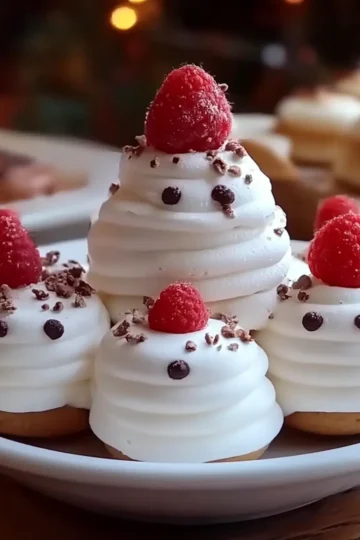 Meringue Snowmen Cookies