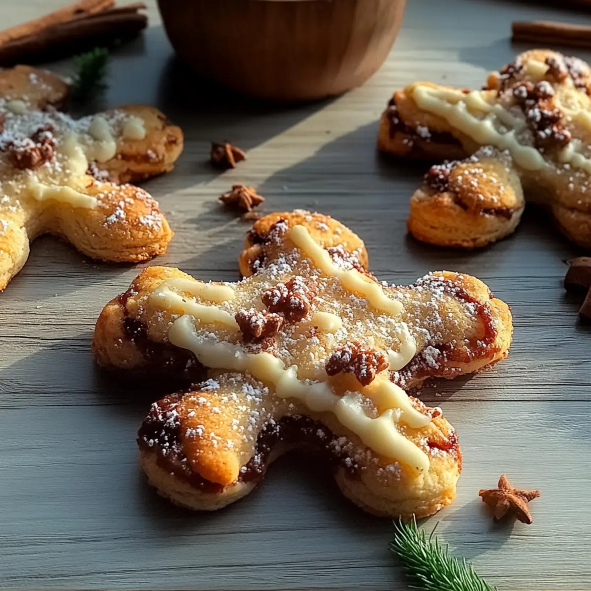 Nutella Gingerbread Men