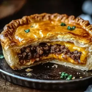 One-Pan Cheeseburger Pie Dinner