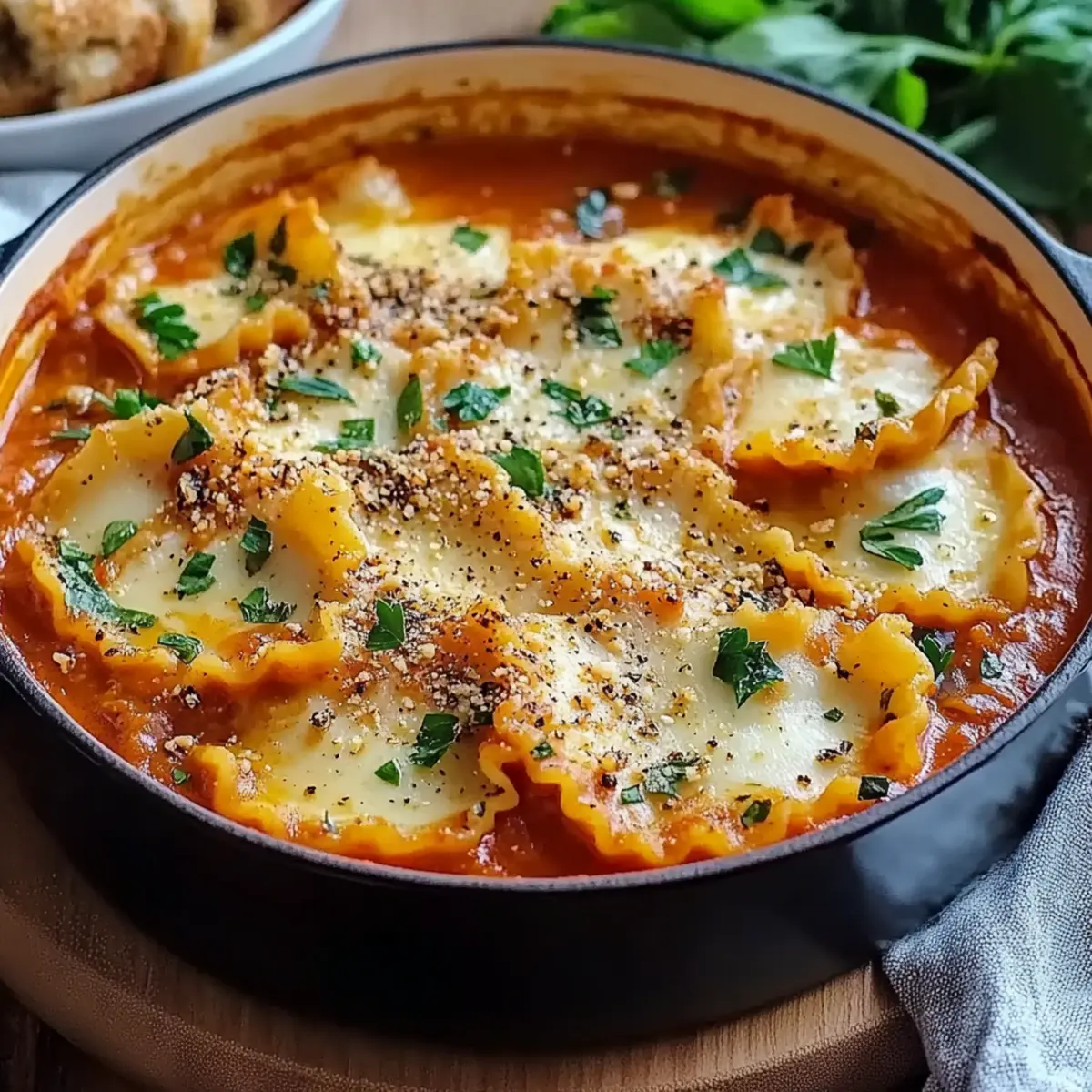 One Pot Ravioli Soup