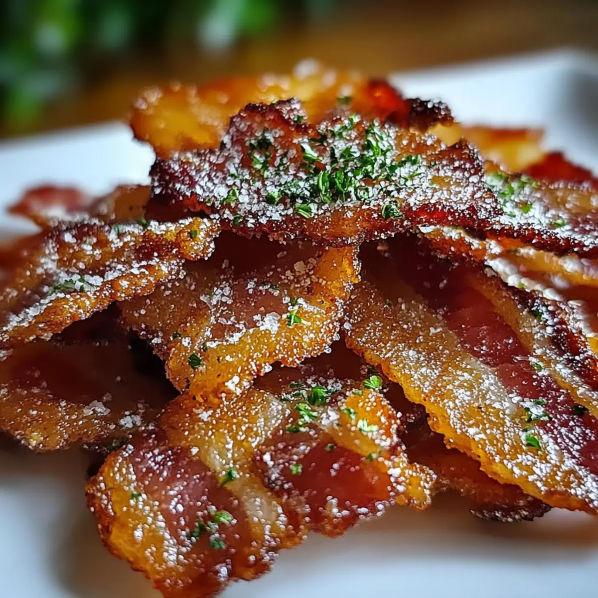 Parmesan Candied Bacon Crackers